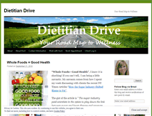 Tablet Screenshot of dietitiandrive.com